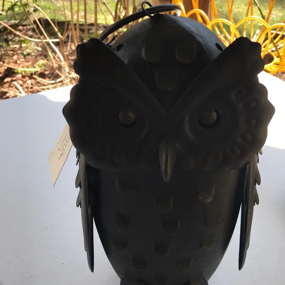 Pottery Barn barn owl luminary RARE 🦉BNWT